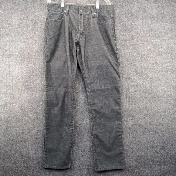 Gap Men's Skinny Leg Jeans Green 33x32 Regular Fit Cotton Blend 5-Pocket - Picture 2 of 13